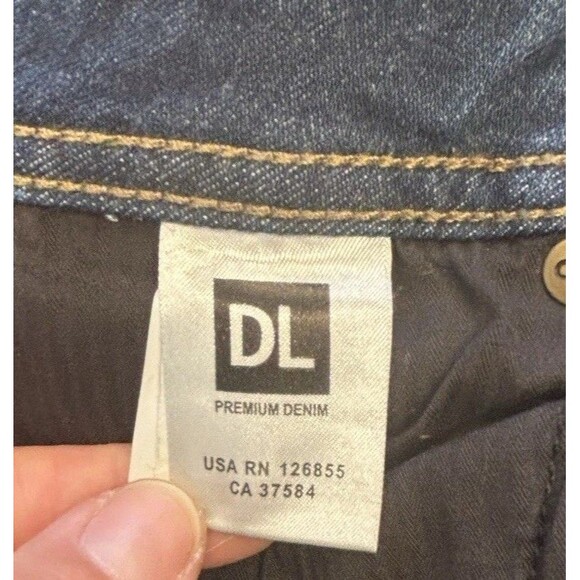 DL1961 Joy High Rise Flare 4-Way Stretch Jeans Size 29 Garland Blue - Picture 6 of 10